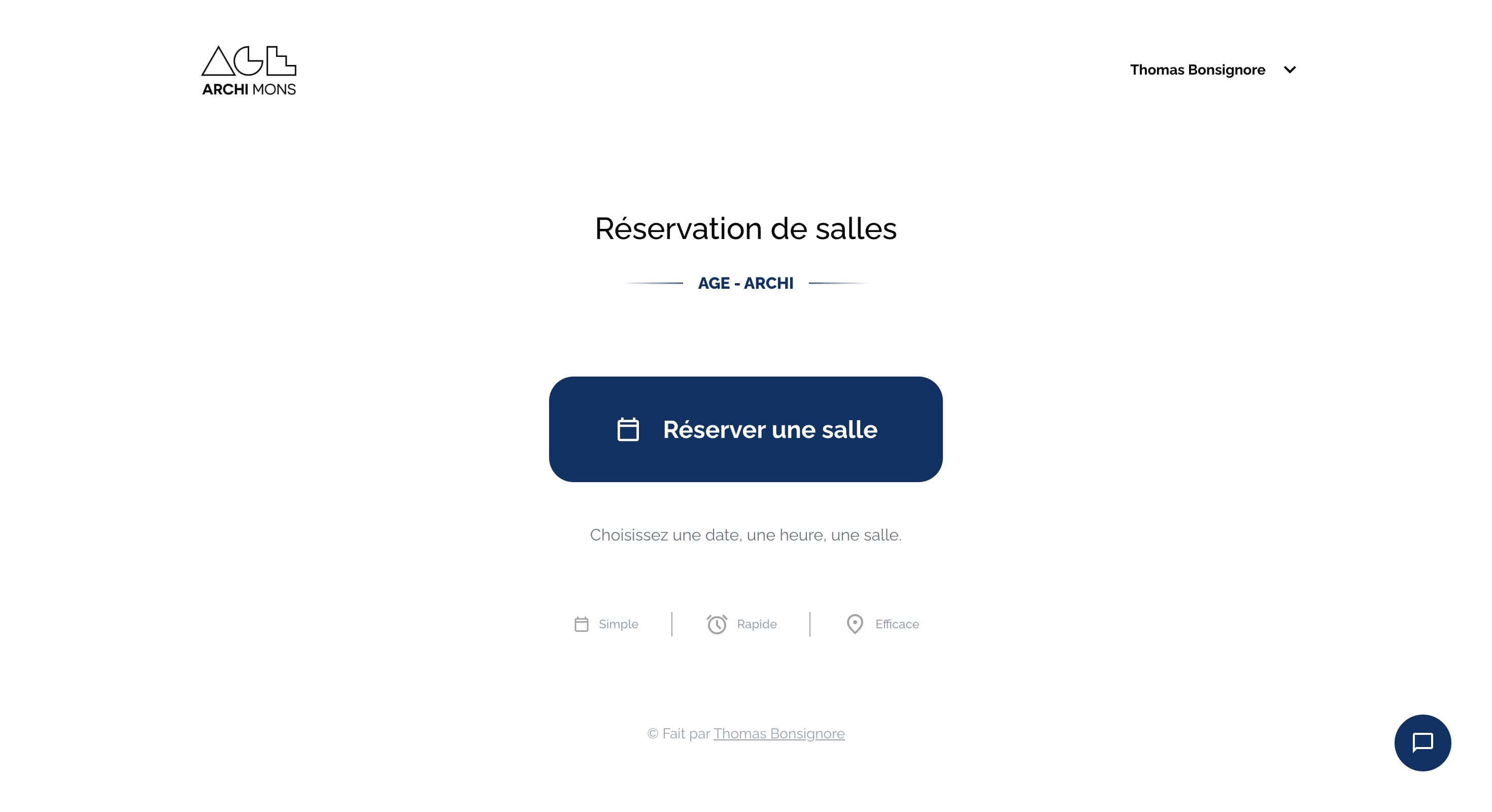 AGE Archi Mons — Custom web app